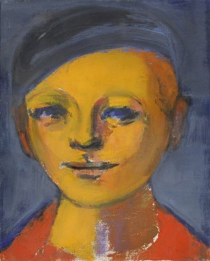 GAUTIER Jacques dit TAL'HOUARN, 1902-1995, Jeune garçon, huile sur toile, non signée,...