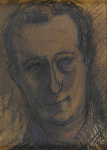 GAUTIER Jacques dit TAL'HOUARN, 1902-1995, Autoportrait, 1932, pastel sur papier...