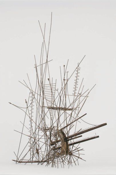 CARZOU (1907-2000) Fer Sculpture en metal decoupe et soude, piece unique, non signee,...