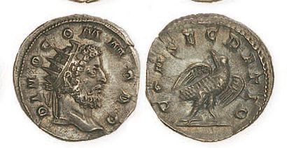  COMMODE (180- 192). Antoninien posthume à l'aigle. C 1009. TTB à superbe
