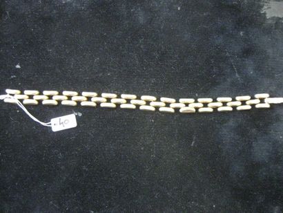 null Bracelet en alliage d'or ( 14k ). Poids : 11,8 g