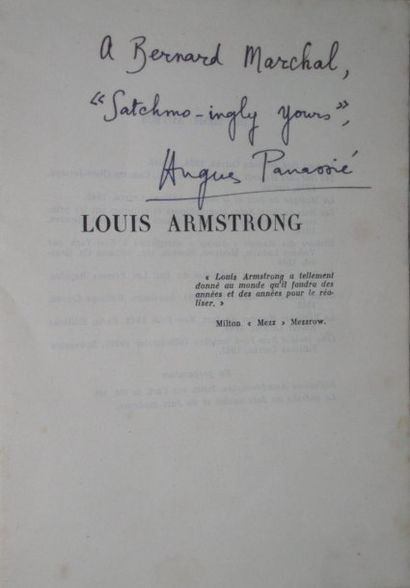 null livres : « Ma Nouvelle Orléans ..ma vie » de Louis Armstrong avec dédicace de...