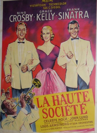 null affiche du film « la Haute Société » avec la participation de Louis Armstrong...