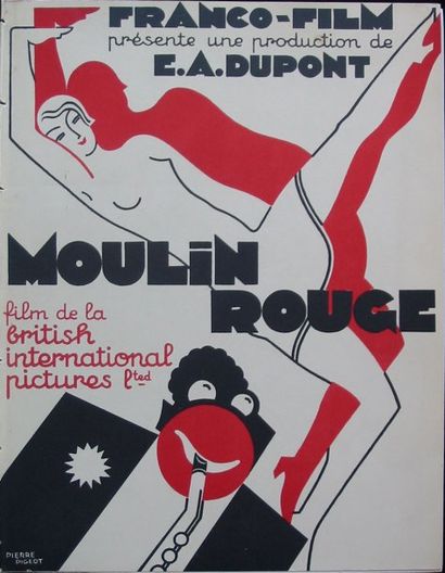 null dossier de presse du film « Moulin Rouge » 1928 réalisation de A.E.Dupont
