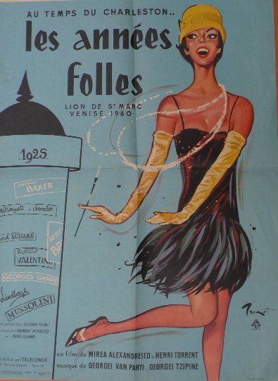 null affiche de film« les années folles » illustr. Brenot 40 x 60 cm