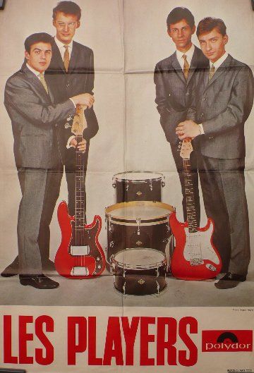 null affiche « Les Players » Polydor photographie 77 x 116 cm