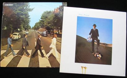 null 2 vinyles 33t : « Beatles (Abbey road...)» et « Pink Floyd (whish you where...
