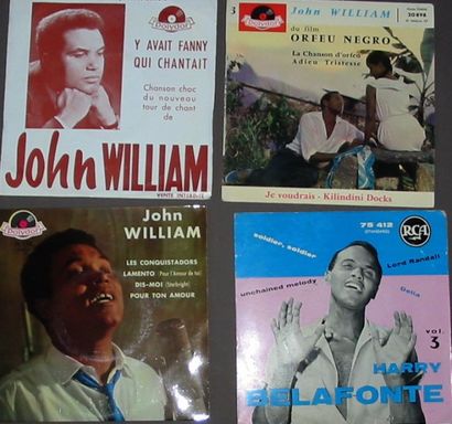 null 4 vinyles 45t : Harry Belafonte (vol 3) - John William « les conquistadores...