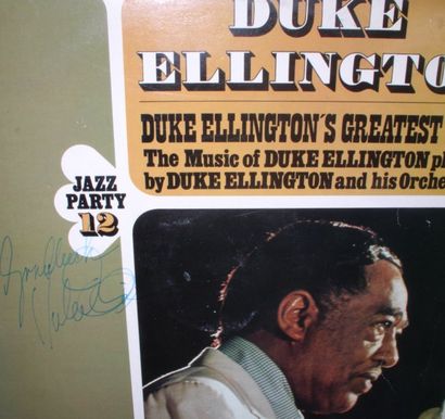 null vinyle US 33t Duke Ellington ?s Greatest hits (pochette signée par le music...