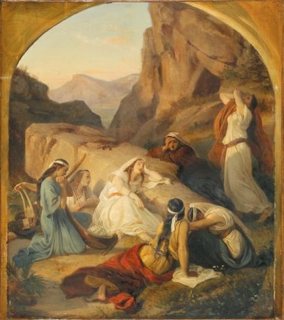 Félix PHILIPPOTEAUX 1815-1884 Peintre de formation classique et élève de Cogniet...