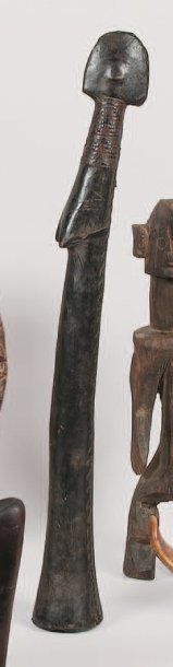 null Poupée MOSSI (Burkina Faso) Tres belle " poupee " de grande taille en bois recouvert...