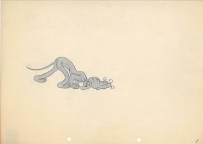null The Moose hunt Studio Disney 1931. Dessin d'animation de Pluto. Format : 24...