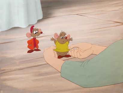 null Cendrillon (Cinderella) Studio Walt Disney 1950. Cellulos originaux découpés...