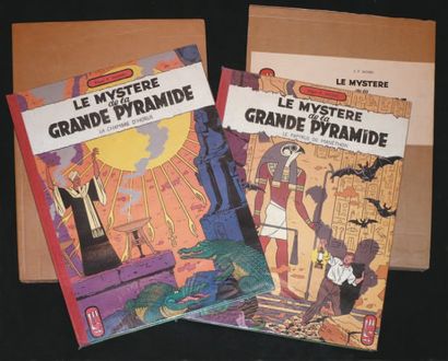 JACOBS -Blake et Mortimer Le Mystère de la Grande Pyramide, tome I et II, Editions...
