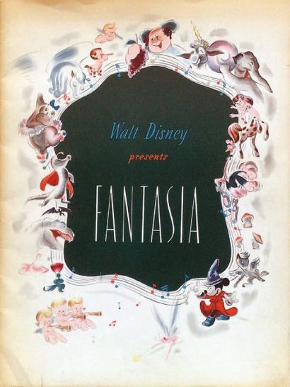 null Fantasia Studio Walt Disney 1940 Programme original complet de 32 pages de la...