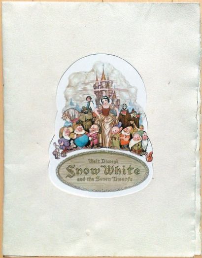 null Blanche-Neige et les sept Nains (Snow White and the Seven Dwarfs) Studio Walt...