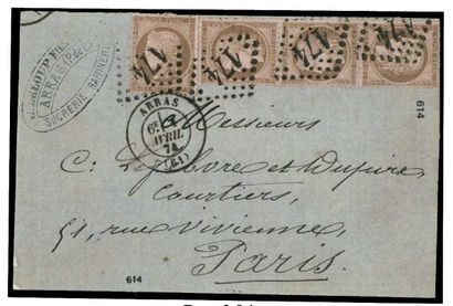null FRANCE collection de timbres sur lettres des origines à 1900 et de lettres en...