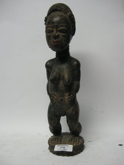 null Statuette BAOULE (République de Côte d'Ivoire) Statuette féminine "Boblo bla...