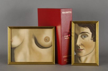 René MAGRITTE L'évidence éternelle Cinq lithographies d'interprétation en couleurs,...