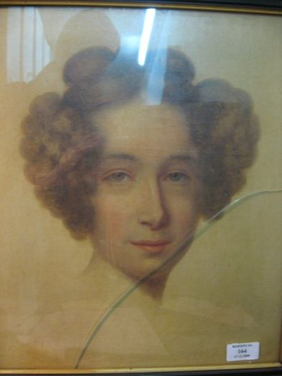 RAULIN (Madame E.) (Active dans la première moitié du XIXe siècle) Portrait d'Amélie...
