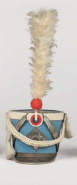 null Schako de tambour d'infanterie légère. Modèle 1807.