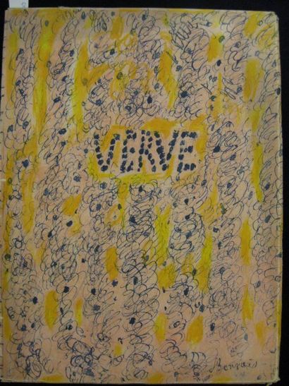 VERVE. Revue artistique et littéraire. Vol. V, n° 17 et 18. Couleur de BONNARD. Paris,...