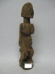 null Statuette DOGON (Mali) Statuette hermaphrodite, debout, les jambes legerement...
