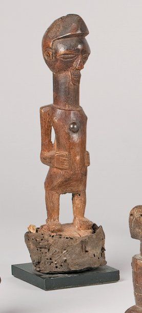 null Statuette TEKE /TSAPOTSAPO (République Démocratique du Congo) Majestueuse sculpture,...