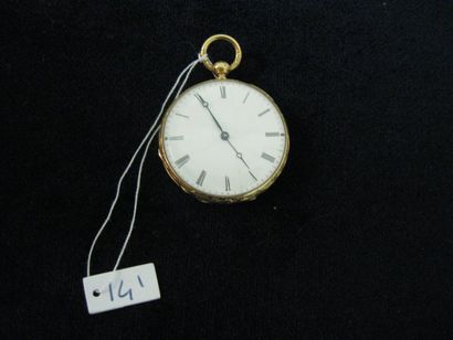 null Montre de col en or jaune. Poids brut : 22,5g.