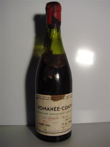 null 1B ROMANEE-CONTI (Grand Cru) 5,5 cm; e.t; clm.s tâchée lisible; capsule sale;...