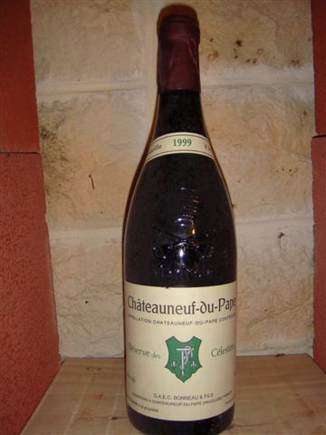 null 1B CHATEAUNEUF DU PAPE RESERVE DES CELESTINS Henri Bonneau 1999