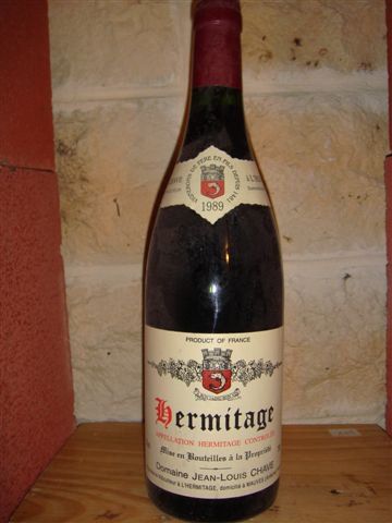 null 1B HERMITAGE Rouge J.L Chave 1989