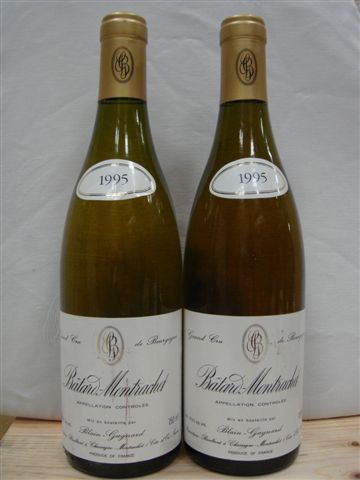 null 2B BATARD-MONTRACHET (Grand Cru) dont 1 e.l.s sinon belle Blain-Gagnard 199...