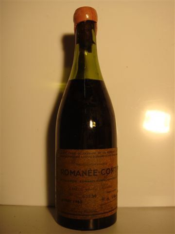 null 1B ROMANEE-CONTI (Grand Cru) 5,3 cm sur bouchon; e.f.s tâchée s.c.m; capsule...