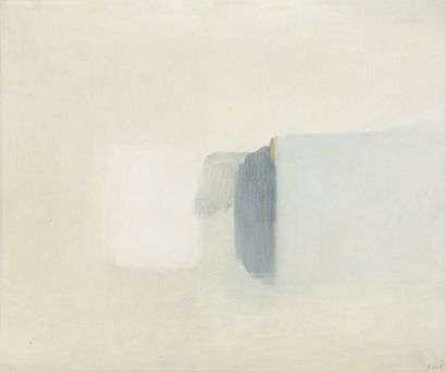 Geneviève ASSE La falaise, 1960 Huile sur toile (légères traces de restaurations),...