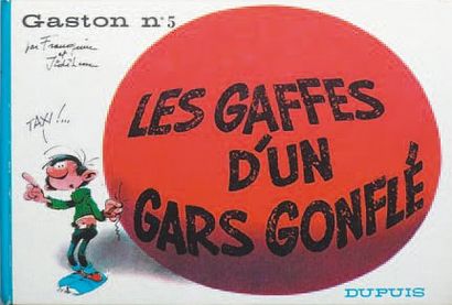 null GASTON N°5 par Franquin et Jidéhem. Edition originale à l'italienne. Bel état,...