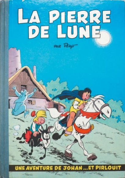 null JOHAN ET PIRLOUIT La pierre de lune par Peyo. Edition originale française (dos...
