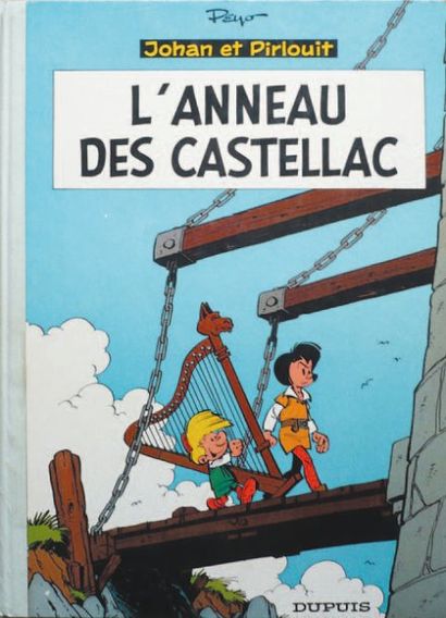 null JOHAN ET PIRLOUIT L'anneau des Castellac par Peyo. Edition originale. Très bel...