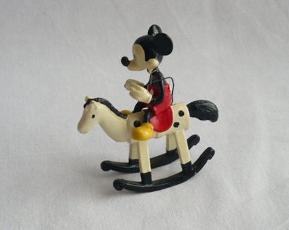 null PIXI Disney : Mickey cheval à bascule. Réf. : 91203. Etiquette certificat p...