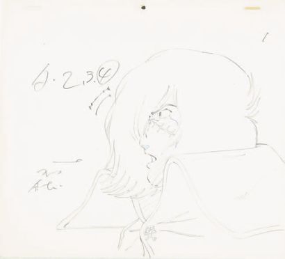 null ALBATOR (Capitain Harlock) D'après Matsumoto Leiji. Studios Toei Animation....