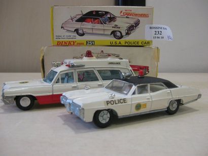 null DTA: Superior CADILLAC Ambulance, réf.267(Bc).USA Police car, ré 251 (Bb)
