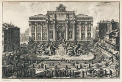 Giovanni Battista PIRANESI Veduta in prospettiva della grand- fontana dell aqua ...detto...