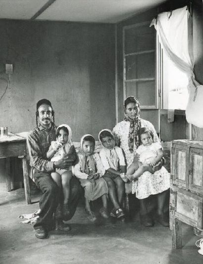Famille yéménite, Israël, ca. 1953 Tirage...
