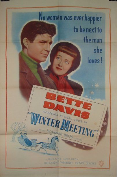 2 Affiches one sheet pliées : - WINTER MEETING,...