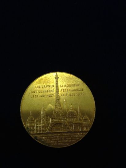 null [Tour Eiffel] [ Exposition Internationale - World's fair]

Médaille en cuivre...