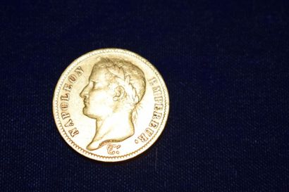 null Pièce en or 40 francs " Napoléon Empereur tête laurée " ( 1 x 1811 A )