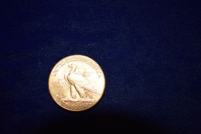 null Pièce en or 10 $ " Indian Head - Eagle " ( 1 x 1914 D )