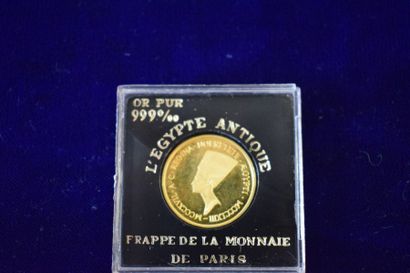 null Piéce en or " L'Egypte antique " - Frappe de la monnaie de Paris, or pur 999/oo...