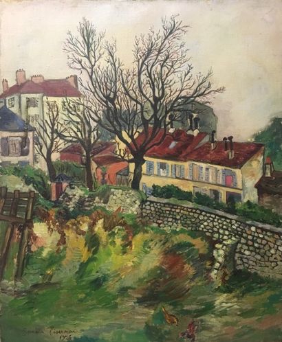 EISENMANN Germaine Suzanne (1894-1970) Paysage, 1926

Peinture sur toile, signée...