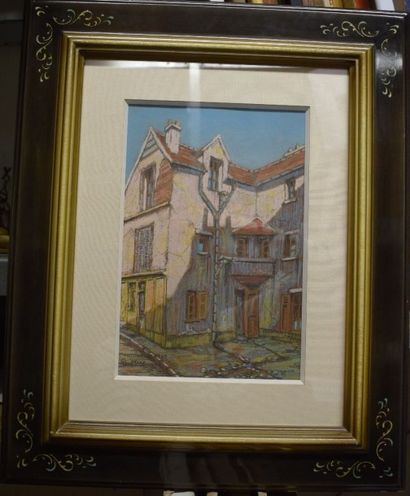 GAGE Paul (1902-1983) Montmartre, 1927

Pastel, signé, daté et situé en bas à gauche,

25x16,5cm...